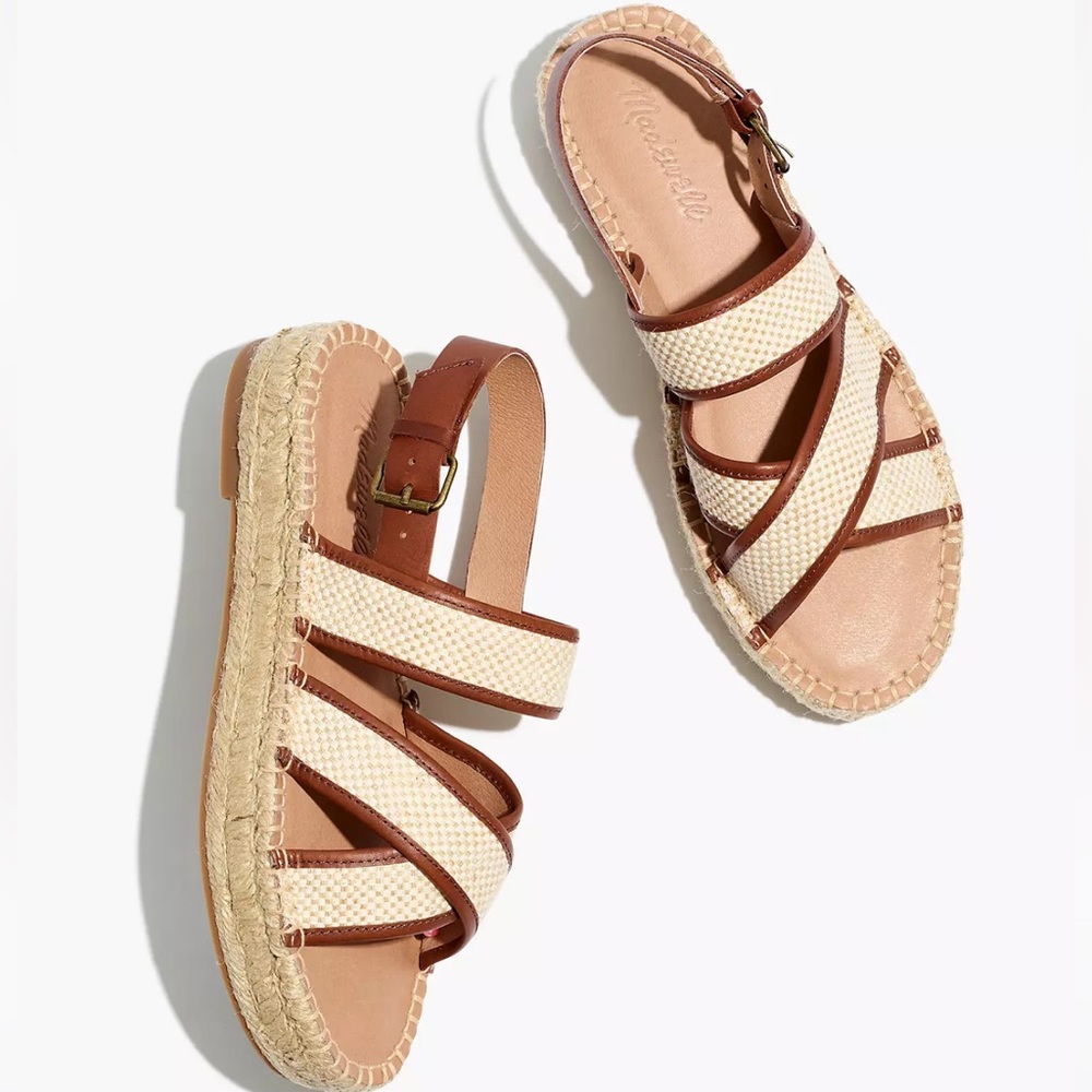 NEW Madewell The Julie Espadrille Sandal